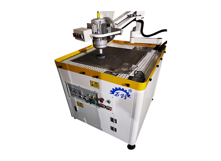 Benchtop polishing and deburring machine